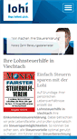 Mobile Screenshot of lohnsteuerhilfe-viechtach.net